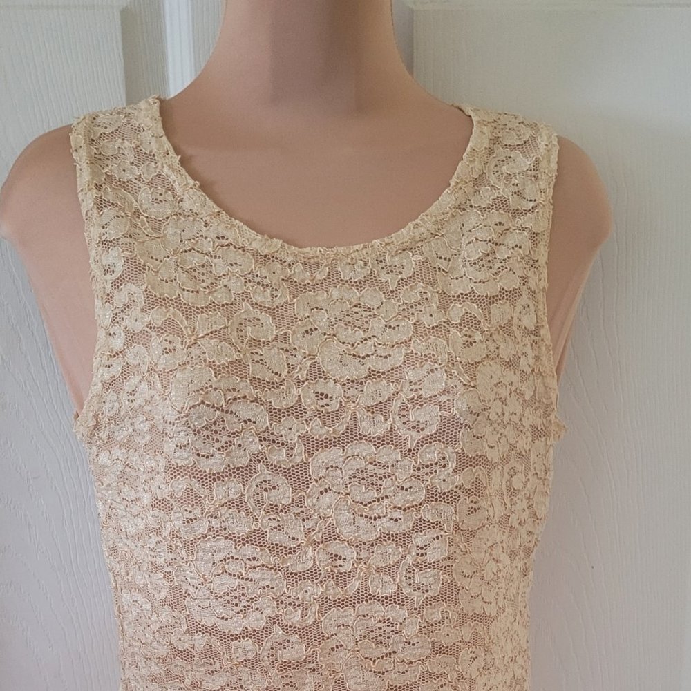 Lace tank top